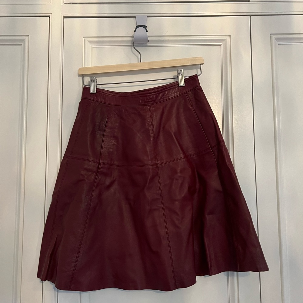 Max & Co. Leather Skirt